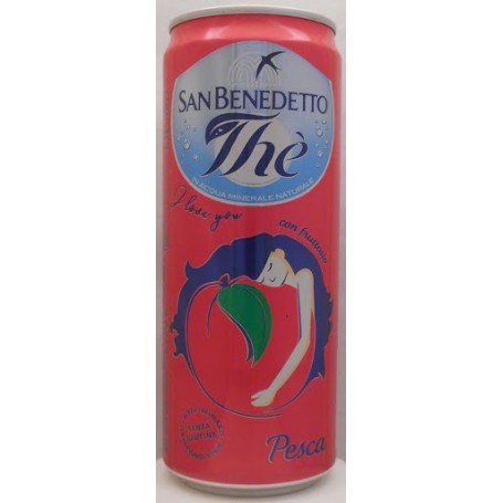 San Ben Italian Peach Ice Tea 330ml - x24